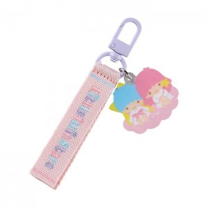 Pink Hello Kitty LittleTwinStars Logo Keychain (Sanrio Character Award Series) | CA_HK57679