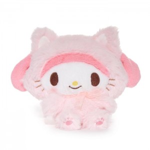 Pink Hello Kitty My Melody 6" Kitten Mascot Plush | CA_HK16496