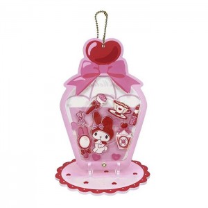 Pink Hello Kitty My Melody Acrylic Keychain and Stand (Classic Corduroy Series) | CA_HK39540