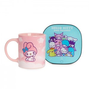 Pink Hello Kitty My Melody Coffee Mug Warmer Set | CA_HK58578