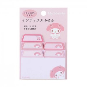 Pink Hello Kitty My Melody Index Tab Sticky Notes | CA_HK79909