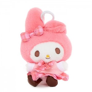 Pink Hello Kitty My Melody Mascot Clip (Uniform Series) | CA_HK51368