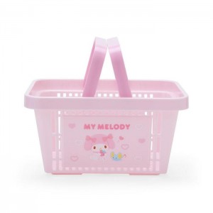 Pink Hello Kitty My Melody Mini Shopping Storage Basket | CA_HK94886