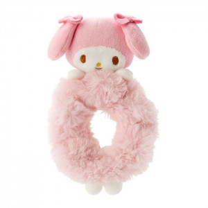 Pink Hello Kitty My Melody Plush Scrunchie | CA_HK98287