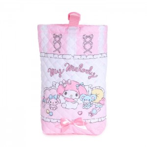 Pink Hello Kitty My Melody Quilted Small Travel Bag (Frills & Lace Series) | CA_HK12867