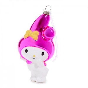 Pink Hello Kitty My Melody x Kat + Annie Glass Ornament | CA_HK15707