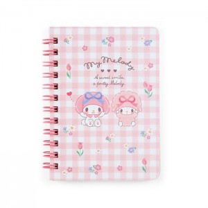 Pink Hello Kitty My Sweet Piano Compact Ruled Notebook | CA_HK36883