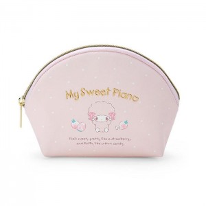 Pink Hello Kitty My Sweet Piano Crescent Zipper | CA_HK78940