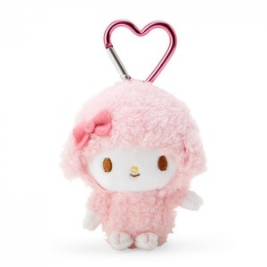 Pink Hello Kitty My Sweet Piano Plush Mascot All My Heart Keychain | CA_HK86218