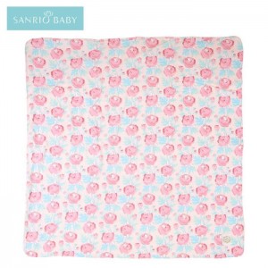 Pink Hello Kitty Sanrio Baby Organic Cotton Hello Kitty Swaddle Blanket | CA_HK33885