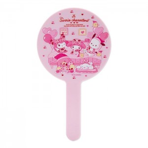 Pink Hello Kitty Sanrio Characters Hand Mirror (Staycation Series) | CA_HK15798