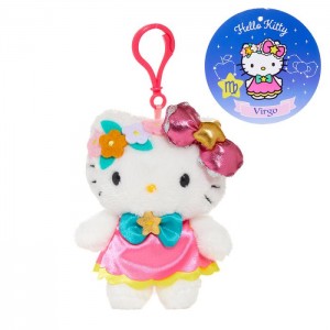 Pink / Blue Hello Kitty Hello Kitty Virgo Mascot Clip (Zodiac Series) | CA_HK96359