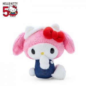 Pink / Blue Hello Kitty My Melody Mascot Keychain Plush (Hello, Everyone! Series) | CA_HK57915