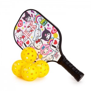 Pink / Yellow Hello Kitty Hello Kitty and Friends Pickleball Set | CA_HK49213