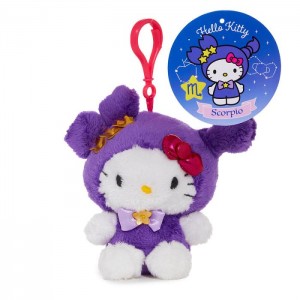 Purple Hello Kitty Hello Kitty Scorpio Mascot Clip (Zodiac Series) | CA_HK91474