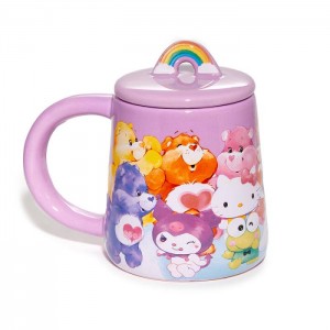 Purple Hello Kitty Hello Kitty and Friends x Care Bears Lidded Mug | CA_HK87200