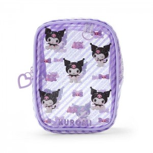 Purple Hello Kitty Kuromi Clear Mini Zipper | CA_HK28631