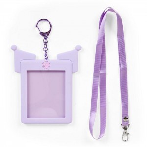 Purple Hello Kitty Kuromi Convertible ID Badge Holder | CA_HK98521