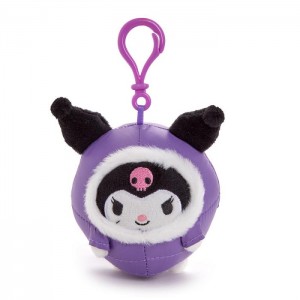 Purple Hello Kitty Kuromi Mascot Clip (Winter Puffer Series) | CA_HK85938