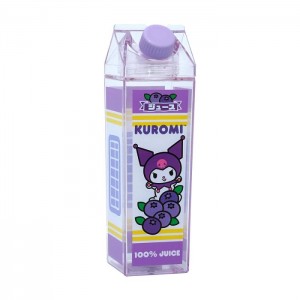 Purple Hello Kitty Kuromi Milk Carton Water Bottle (Blueberry) | CA_HK56765