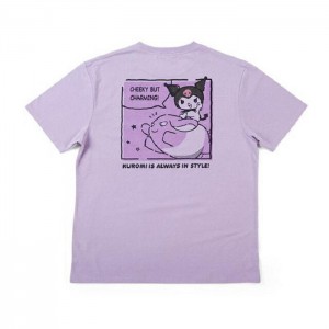 Purple Hello Kitty Kuromi Relaxed Tee | CA_HK21779