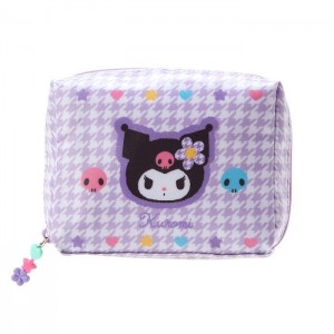 Purple Hello Kitty Kuromi Zipper (Floral Houndstooth Series) | CA_HK82897