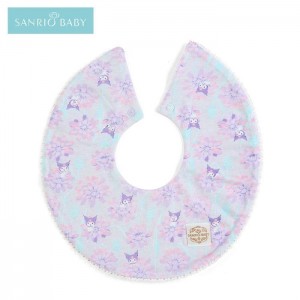 Purple Hello Kitty Sanrio Baby Organic Cotton Kuromi Bib | CA_HK49119