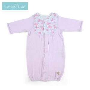 Purple Hello Kitty Sanrio Baby Organic Cotton My Melody Convertible Gown | CA_HK89064