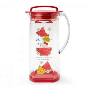 Red Hello Kitty Hello Kitty Acrylic Water Pitcher (Summer Weather) | CA_HK28483