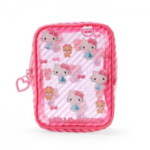 Red Hello Kitty Hello Kitty Clear Mini Zipper | CA_HK56125