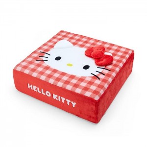 Red Hello Kitty Hello Kitty Floor Face Cushion | CA_HK24768