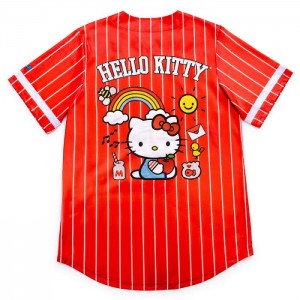 Red Hello Kitty Hello Kitty x JapanLA Baseball Jersey | CA_HK60241