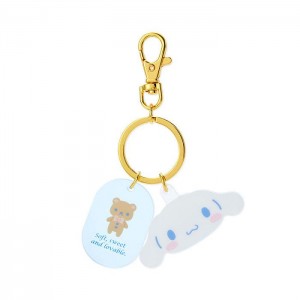 White Hello Kitty Cinnamoroll Besties Keychain | CA_HK85391