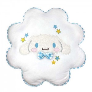 White Hello Kitty Cinnamoroll Cozy Face Throw Pillow | CA_HK29375