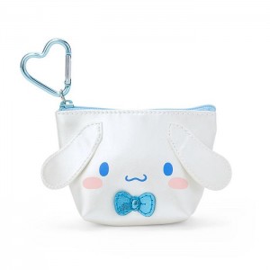 White Hello Kitty Cinnamoroll Mini Metallic Zipper | CA_HK31992