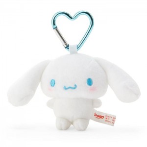 White Hello Kitty Cinnamoroll Plush Mascot All My Heart Keychain | CA_HK34048