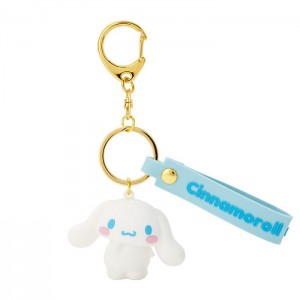 White Hello Kitty Cinnamoroll Signature Keychain | CA_HK58453