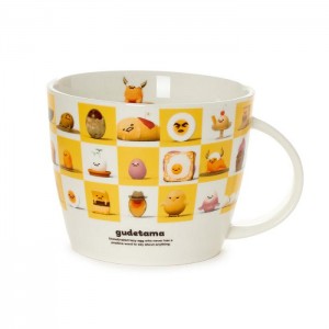 White Hello Kitty Gudetama Ceramic Mug (An Eggcellent Adventure Series) | CA_HK76490