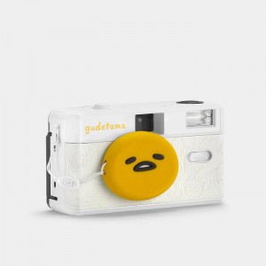 White Hello Kitty Gudetama Lazy Egg FC-11 35mm Camera | CA_HK94740