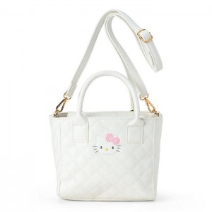 White Hello Kitty Hello Kitty 2-Way Mini Quilted | CA_HK37965