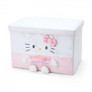 White Hello Kitty Hello Kitty Foldable Storage Box (Large) | CA_HK58272