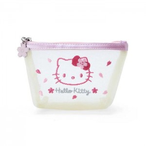 White Hello Kitty Hello Kitty Mesh Zipper (Pink Sakura Series) | CA_HK47563