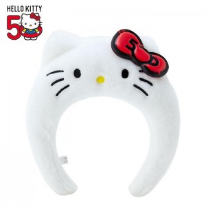 White Hello Kitty Hello Kitty Plush Headband (Hello, Everyone! Series) | CA_HK62456