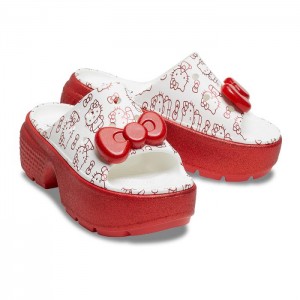 White Hello Kitty Hello Kitty x Crocs Adult Stomp Slide | CA_HK48006