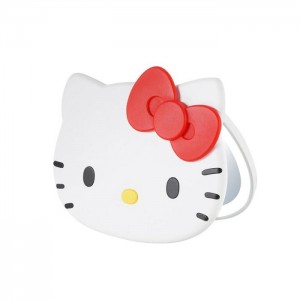 White Hello Kitty Hello Kitty x Impressions Vanity LED Compact Mirror | CA_HK61578