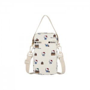 White Hello Kitty Hello Kitty x LeSportsac Mini Phone Crossbody Bag (No Bag No Life) | CA_HK61159