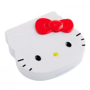 White Hello Kitty Hello Kitty x The Crème Shop Mattifying Blotting Paper + Mirrored Case | CA_HK45114