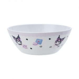 White Hello Kitty Kuromi Melamine Bowl | CA_HK77856