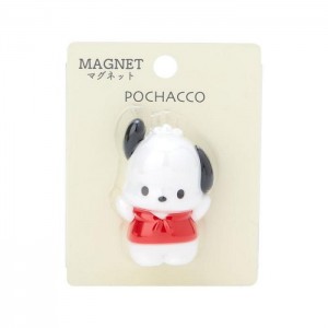 White Hello Kitty Pochacco Mini Mascot Magnet | CA_HK14953