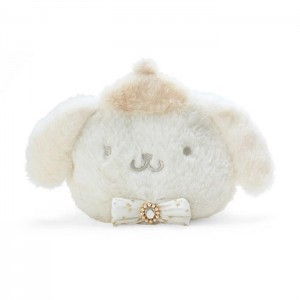 White Hello Kitty Pompompurin Plush Zipper (Winter Star Series) | CA_HK94917